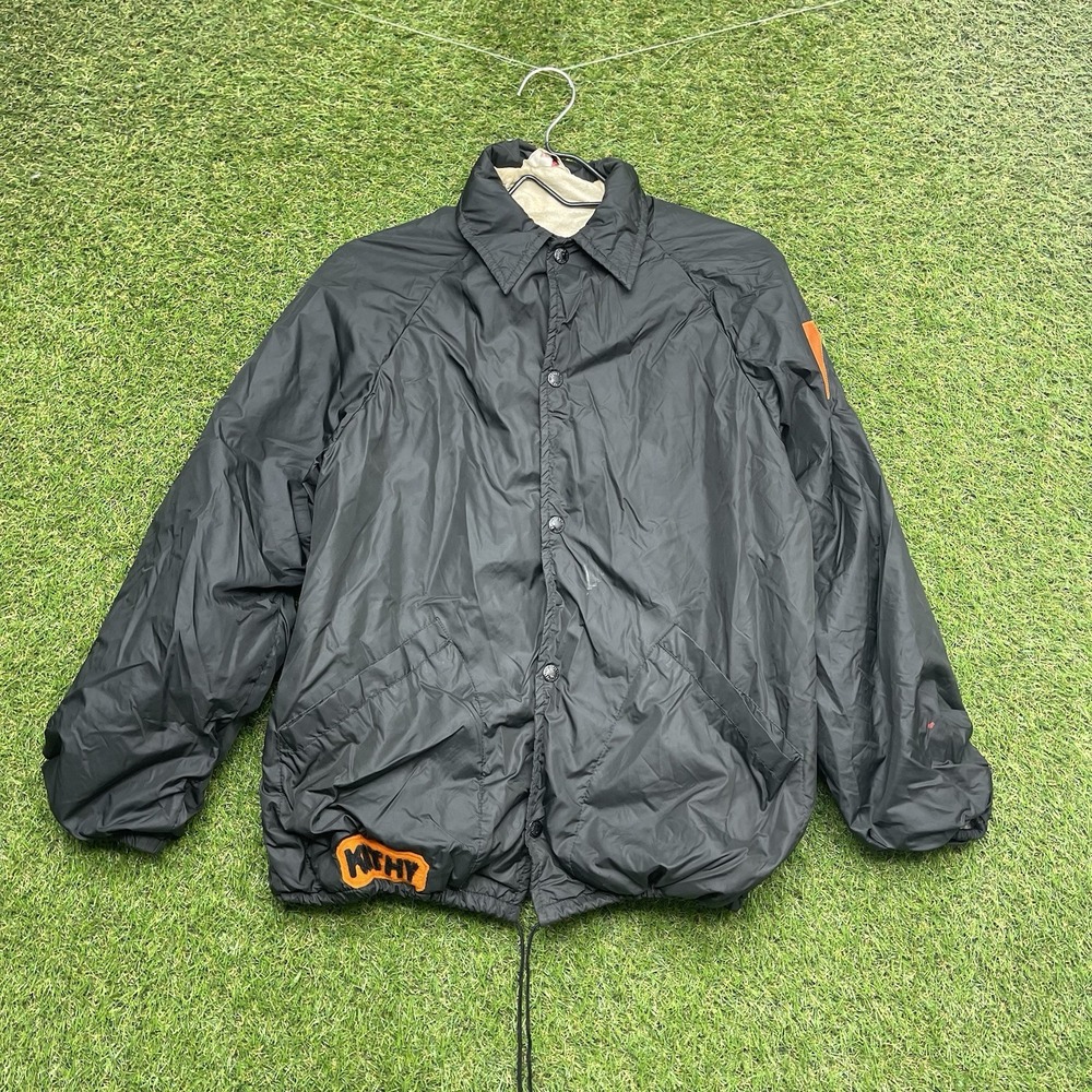 Vintage Duckster Sportswear Windbreaker Jacket Mens Medium Syracuse Orange 80s